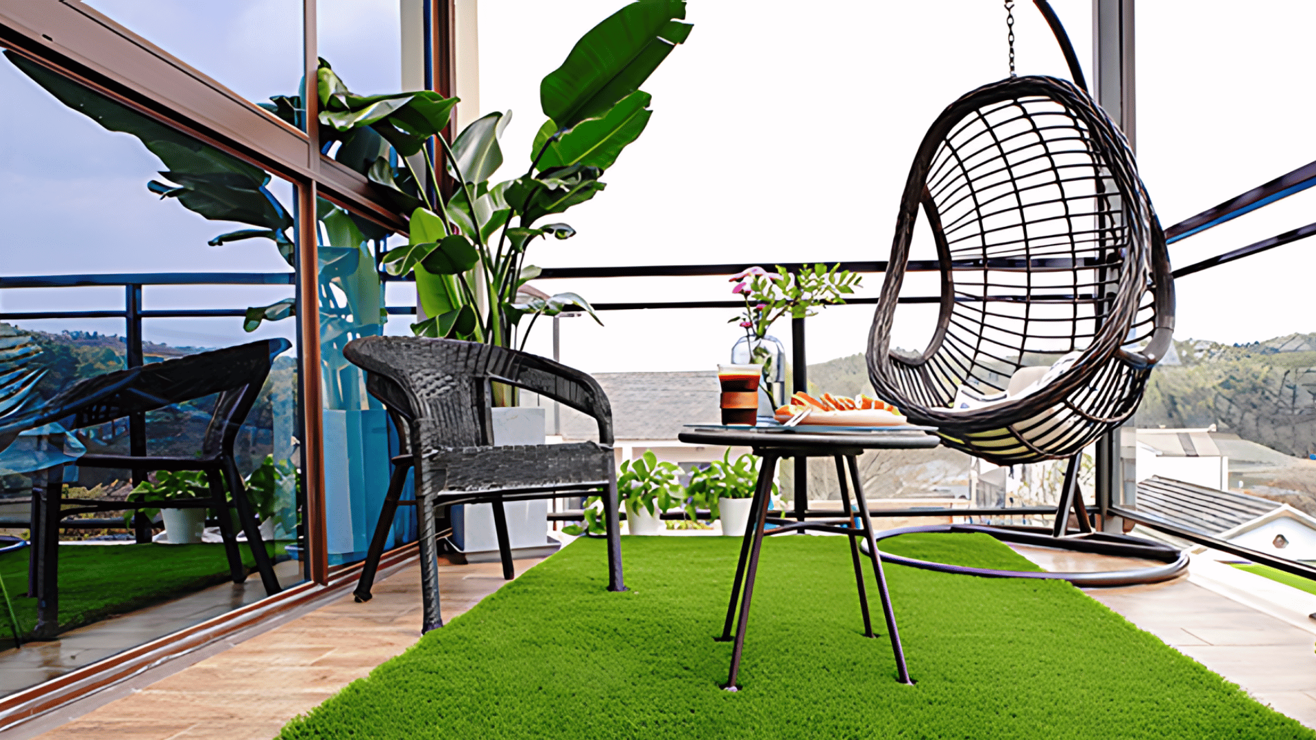 Gazon Synthétique Patio Terrasse Toit